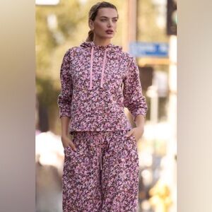 ANTHROPOLOGIE Daily Practice Drawstring Hooded Sweatshirt NWT XS Petite